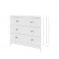Комод Lillaland Wood Anna 3 ящика белый