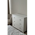 Комод Lillaland Wood Anna 3 ящика белый