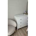 Комод Lillaland Wood Anna 3 ящика белый