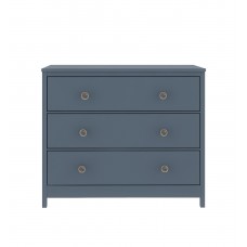 Комод Lillaland Wood Anna 3 ящика серый