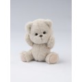 Lina Медведь (длинная шерсть) S (±20 см) 2025 молочный цвет