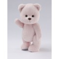 Lina Медведь (длинная шерсть) M (±30 см) персиково-розовый цвет