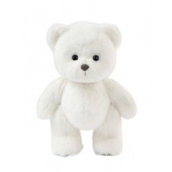 Lina Медведь (длинная шерсть) M (±20 см) белый цвет
