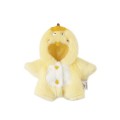 Lina Медведь белый в костюмчике Цыпленок брелок  XS (±15 см)