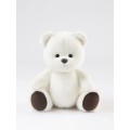Lina Медведь (длинная шерсть) M (±30 см) белый цвет
