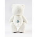Lina Медведь (длинная шерсть) M (±30 см) белый цвет
