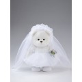 Lina Медведь белый в Платье Невесты  M (±30 см)