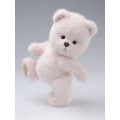 Lina Медведь (длинная шерсть) M (±30 см) молочно-розовый цвет