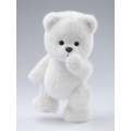 Lina Медведь (длинная шерсть) M (±30 см)  белый цвет