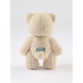 Lina Медведь (длинная шерсть) S (±20 см) молочный цвет