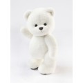 Lina Медведь (длинная шерсть) M (±30 см) белый цвет