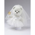 Lina Медведь белый Невеста Астронавта в платье  M (±30 см)