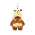 Lina Медведь каштановый Пчелка брелок XS (±15 см)