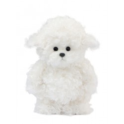 Lina Щенок Бишон белый S (±20 см) Маршмелоу