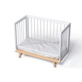 Кроватка для новорожденного Lilla - модель Aria белая/дерево