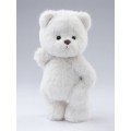 Lina Медведь (длинная шерсть) M (±30 см)  белый цвет