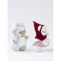 Lina Медведь белый в Костюме Красная шапочка брелок  XS (±15 см)