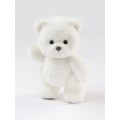 Lina Медведь (длинная шерсть) M (±20 см) белый цвет