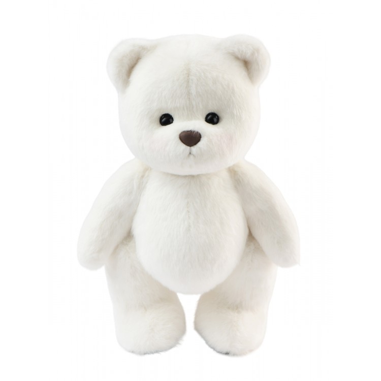 Lina Медведь (длинная шерсть) M (±30 см) белый цвет