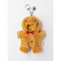 Lina Медведь молочный в костюмчике Имбирный пряник брелок  XS (±15 см)