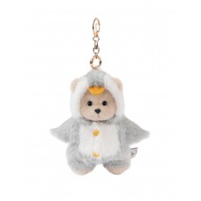 Lina Медведь молочный в костюмчике Пингвин брелок  XS (±15 см)