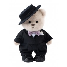 Lina Медведь молочный в Костюме Жениха  M (±30 см)
