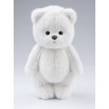 Lina Медведь (длинная шерсть) M (±30 см)  белый цвет
