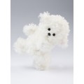Lina Щенок Бишон белый S (±20 см) Маршмелоу