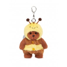 Lina Медведь каштановый Пчелка брелок XS (±15 см)
