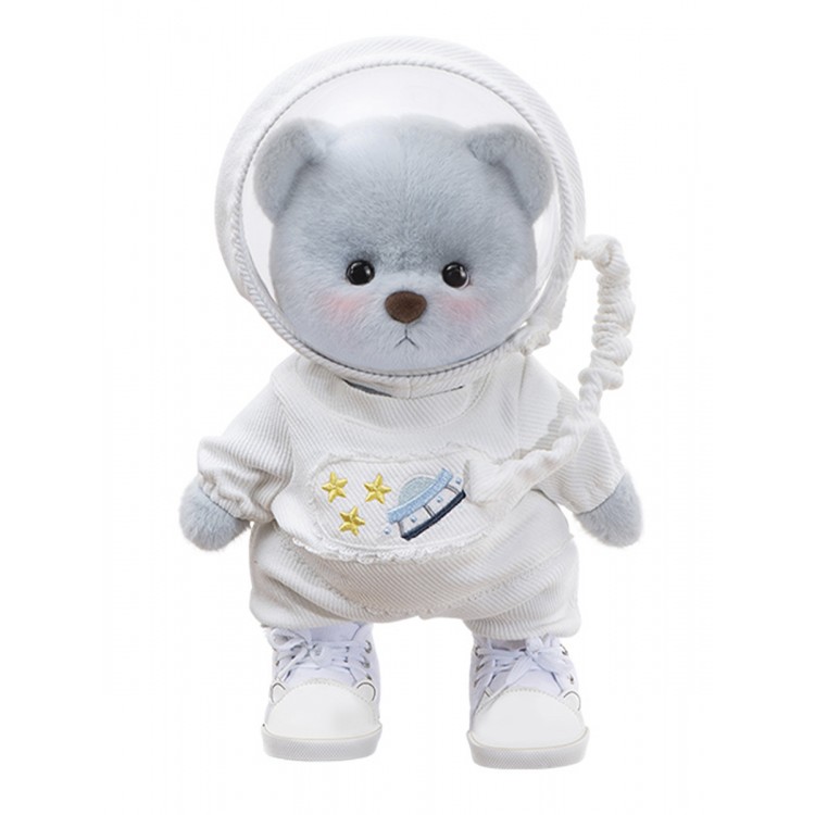Lina Медведь голубо-серый Жених Астронавт в костюме  M (±30 см)