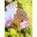 Lina Медведь молочный Пчелка брелок XS (±15 см)