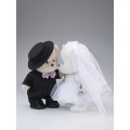 Lina Медведь белый в Платье Невесты  M (±30 см)