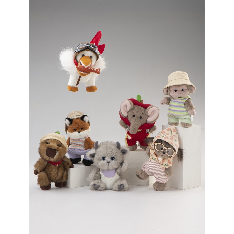 Lina Набор лесных зверят S (±15 см)  (в коробке 6 шт)