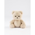Lina Медведь (длинная шерсть) S (±20 см) молочный цвет